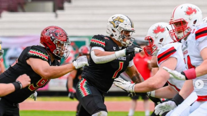Selección Mexicana de futbol americano hace historia en victoria ante Canadá