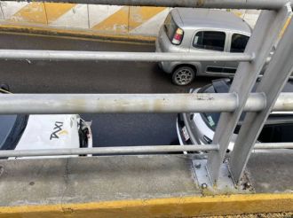 Por mañana lluviosa en Pachuca, siete accidentes | FOTOS