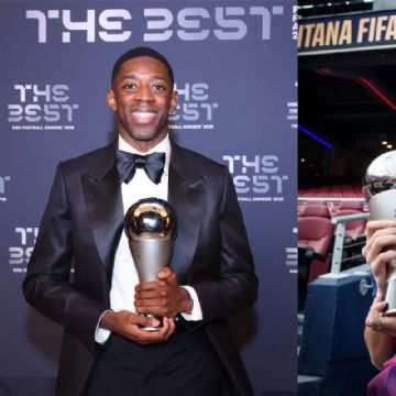 Foto descriptiva de: Ousmane Dembélé y Aitana Bonmatí se coronan en los Premio The Best