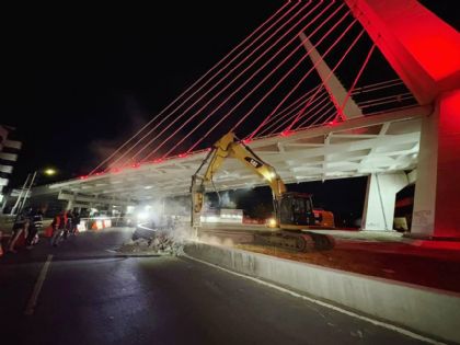 Esta es la primera adecuación a la glorieta 24 Horas de Pachuca