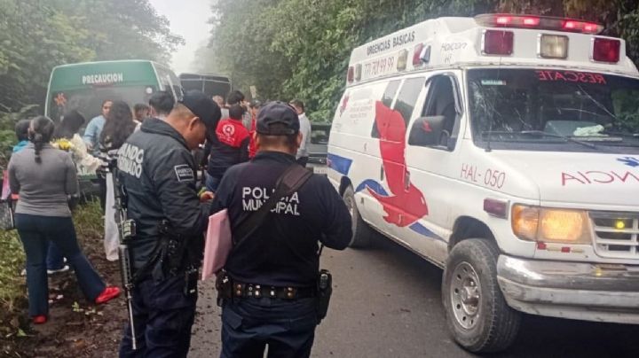 Esta es la lista de las 12 personas lesionadas por choque de combi en Tlanchinol