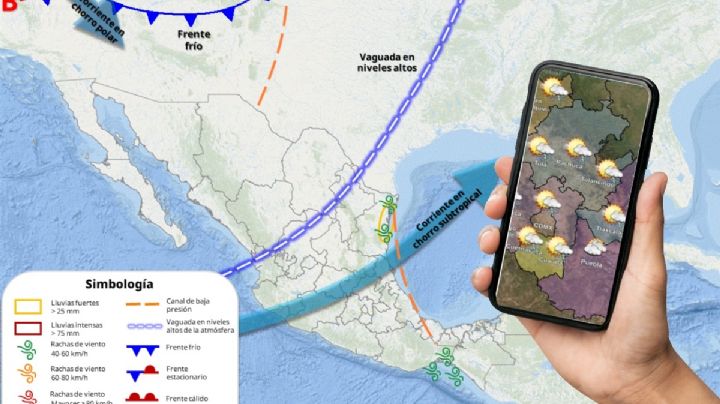 Chubascos y descenso de temperaturas en estos municipios de Hidalgo; así el clima hoy