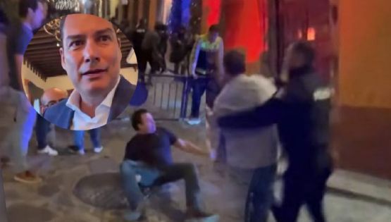 Empresarios de San Luis Potosí agreden a policías de San Miguel