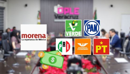 Salvo Morena, partidos de Veracruz pagarán multas por 23 millones en prerrogativas de 2026