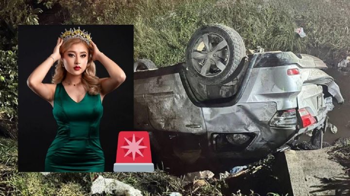 Muere Lucero Ramírez, reina de belleza, en accidente carretero en Córdoba
