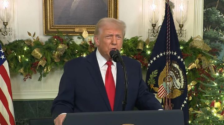 Trump, en su mensaje a la nación, ataca a migrantes y al régimen de Biden