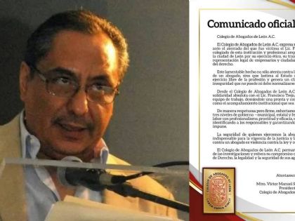 Colegio de Abogados de León condena ataque al Francisco Trejo