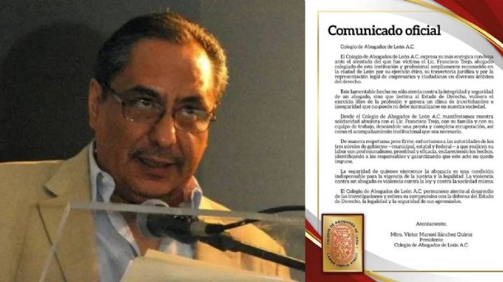Colegio de Abogados de León condena ataque al Francisco Trejo