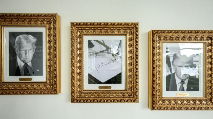 Las burlas de Trump contra Obama y Biden en la galería de los expresidentes