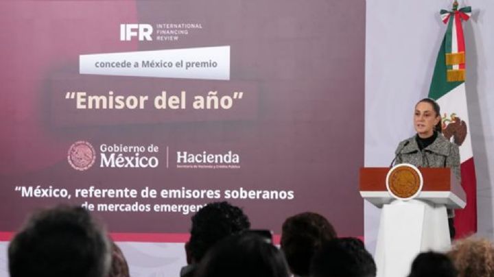 Sheinbaum celebra galardón a México por estrategia financiera ante deuda de Pemex