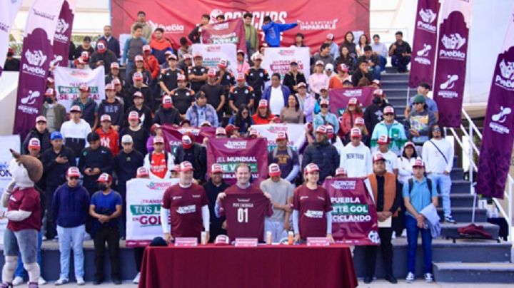 Reciclar para jugar: Puebla rehabilita canchas de futbol recolectando latas