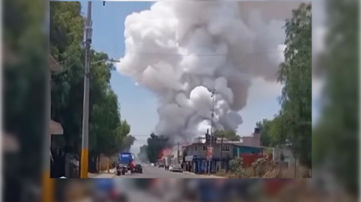 Explosión de polvorín en La Saucera, Tultepec, deja dos lesionados