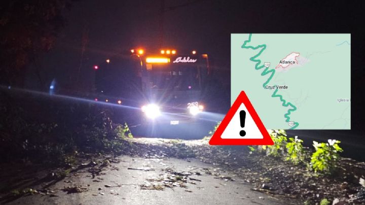 Derrumbe en carretera Zongolica-Orizaba limita paso vehicular