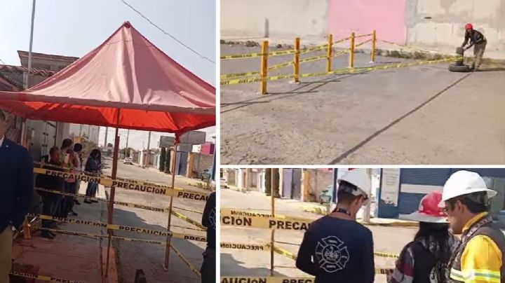 Hallan túnel clandestino usado para conectarse al drenaje en Mineral de la Reforma