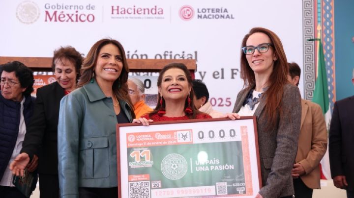 Mundial 2026: Presentan Álbum Retro de la Lotería Nacional y el Futbol