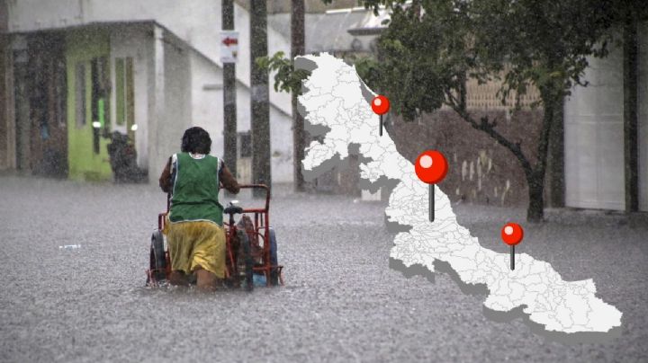 Estos 6 municipios de Veracruz rompieron récord histórico de lluvia para un mes de diciembre
