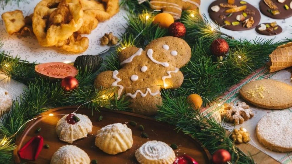 para la cena de Navidad