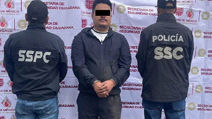 Capturan a José Luis N, alias El Diez, de la Unión Tepito, en Ecatepec