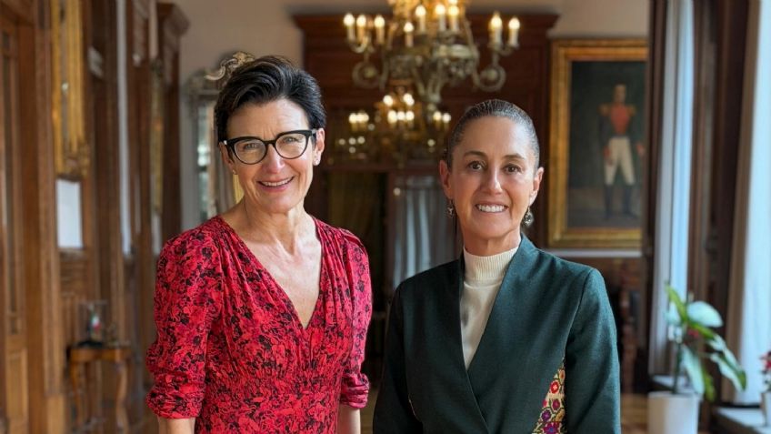 Sheinbaum recibe a la CEO de Citi en Palacio Nacional