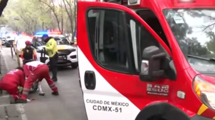 Camión de transporte público arrolla a ciclista en Paseo de la Reforma; podría perder tres dedos de un pie