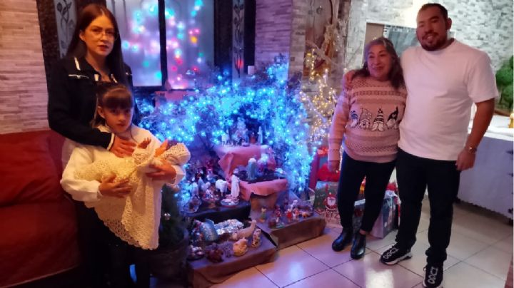 Ellos viven una Navidad tradicional: Rezo del Rosario, Arrullo al Niño Dios y convivio familiar