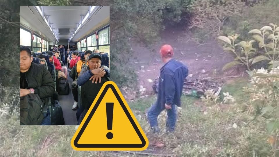 Accidente de autobús en Zontecomatlán deja 8 muertos; iban de CDMX a Chicontepec