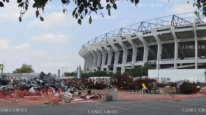 Obras para el Mundial de futbol: caos, polvo, ruido... y muchas molestias en la zona de Tlalpan y el Estadio Azteca