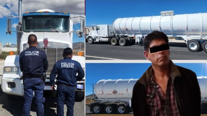 Aseguran a hombre por traslado ilícito de hidrocarburo sobre la carretera Apan–Calpulalpan
