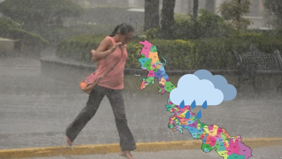 Navidad: los 27 municipios de Veracruz donde se esperan lluvias fuertes hoy 25 de diciembre