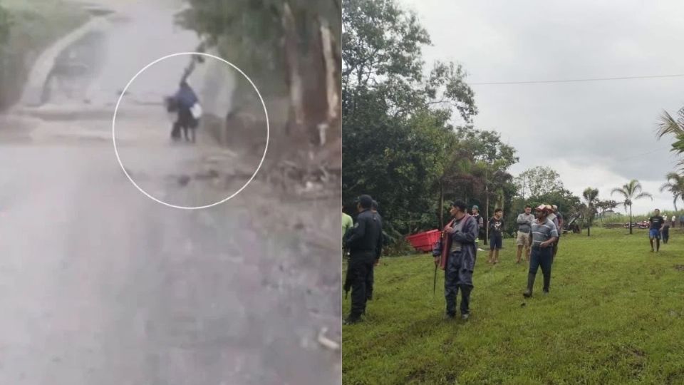 Hallan cuerpo de Panuncio Aguilera tras ser arrastrado por arroyo en San Andrés Tuxtla; lo cruzó a caballo