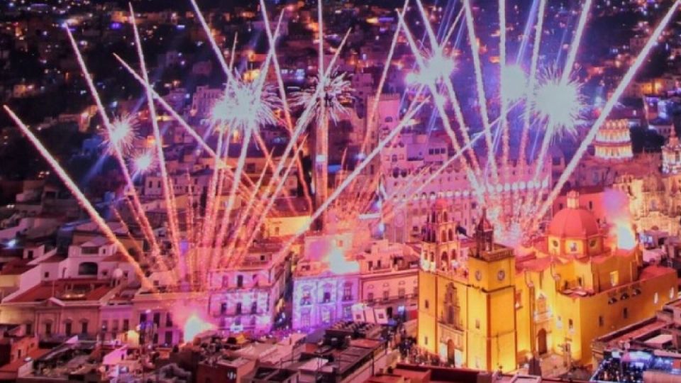 Así recibió Guanajuato capital el 2025.