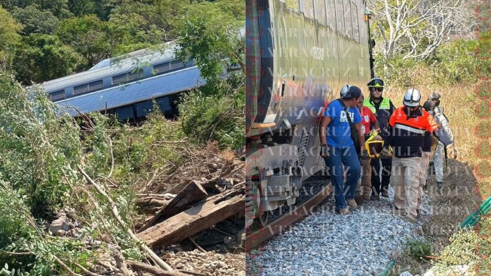 Sube a 20 los lesionados por descarrilamiento de Tren Interoceánico que viajaba a Coatzacoalcos