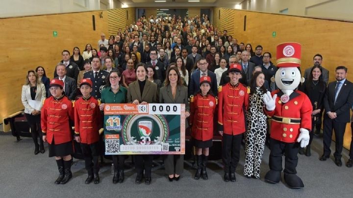 Sistema Nacional de Seguridad Pública celebra 30 años en billete conmemorativo de Lotería Nacional