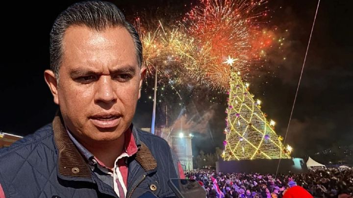 En segunda semana de diciembre, árbol, pista de hielo y villa navideña en Cuautepec