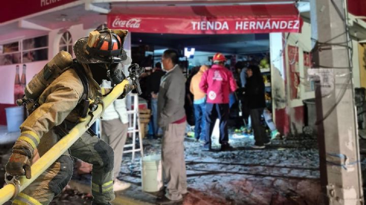 Usaban tienda de abarrotes para guardar pirotecnia y explota, pasó en Ixmiquilpan | VIDEO