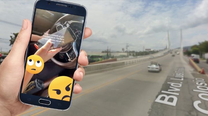 Jóvenes se graban viendo Tiktok mientras manejan en el Puente Atirantado y se burlan | VIDEO
