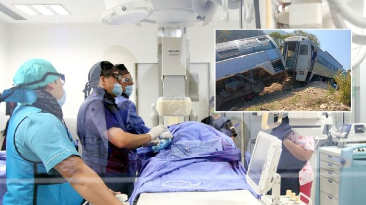 Llegan a Coatzacoalcos veracruzanos lesionados en accidente del Tren Interoceánico