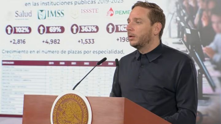 México duplica formación de médicos especialistas en los últimos años: Eduardo Clark