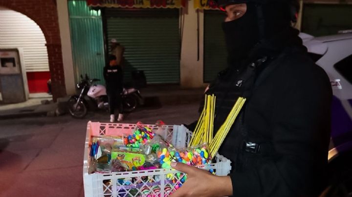 Ambulantes de Pachuca los que más venden pirotecnia y a quienes más se les asegura; en operativos van 158 kilos