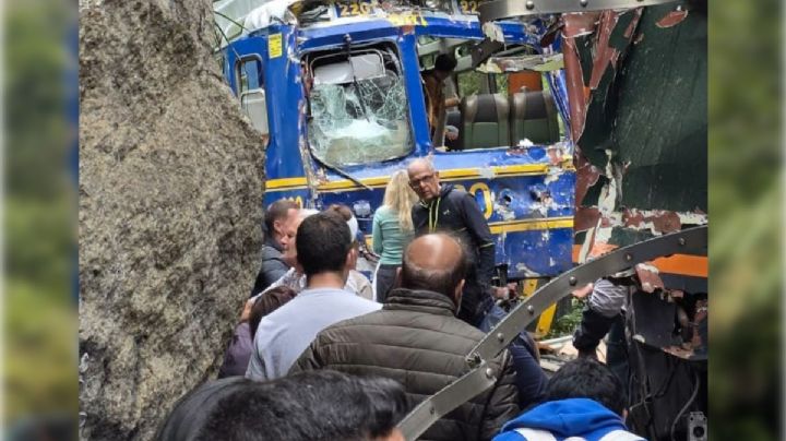 Choque de trenes hacia Machu Picchu en Perú deja un muerto y 36 heridos; evacúan a turistas de la zona