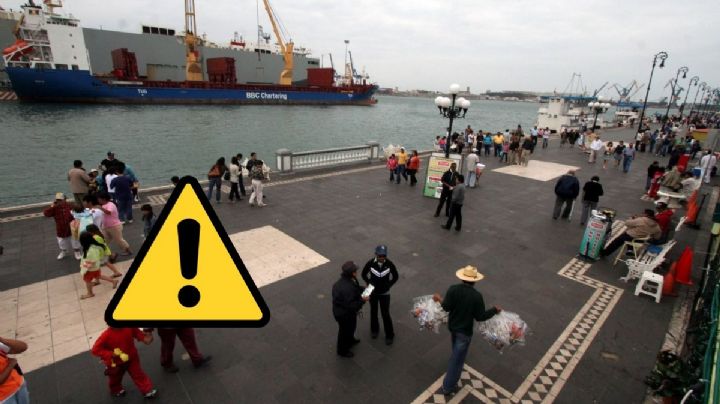 Los cierres viales en el puerto de Veracruz el último día del 2025
