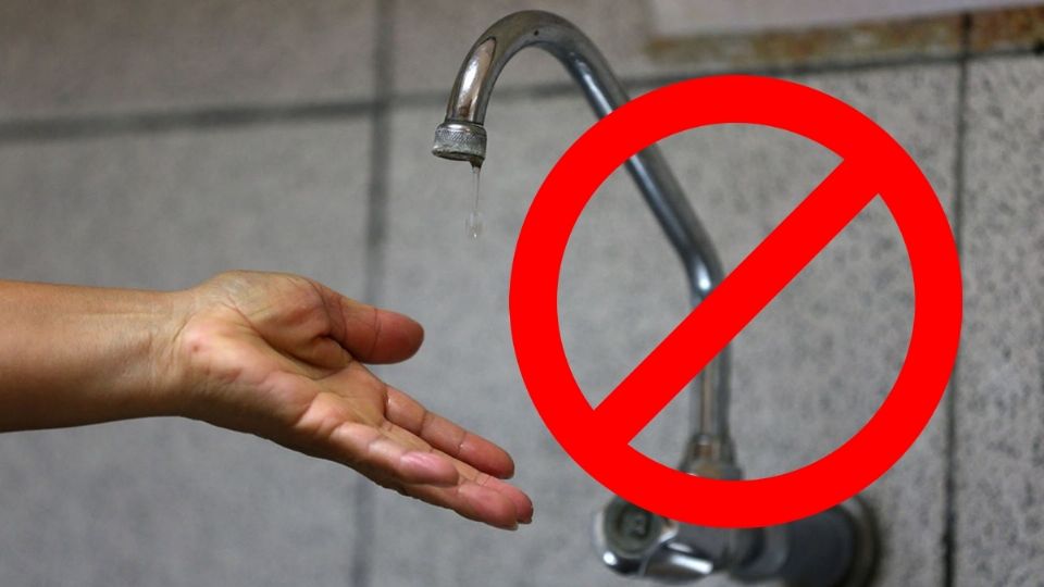 Se espera que el corte de agua en las colonias pueda durar algunas horas o un par de días