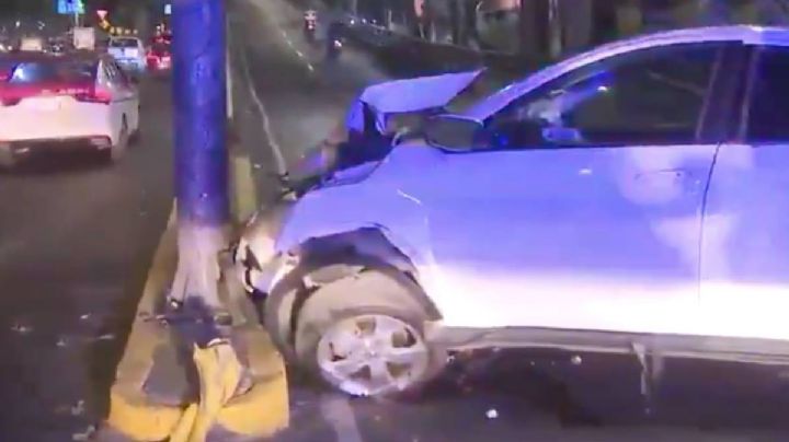 Choque afecta vialidad en Eje 3 Oriente, en la alcaldía Venustiano Carranza