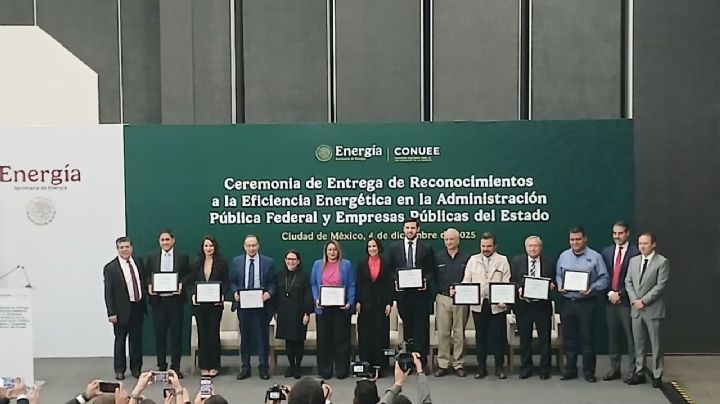 Secretaría de Energía reconoce a instituciones por eficiencia energética en 2024