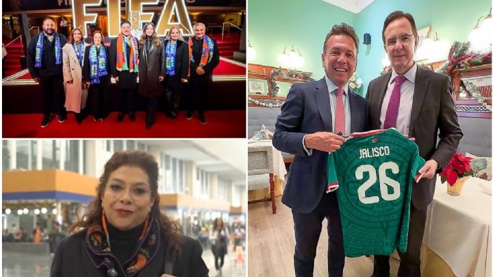 ¿Qué políticos mexicanos viajaron a Washington por el sorteo mundialista?