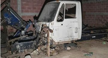 Aseguran predio para desvalijar tractocamiones robados en Tizayuca