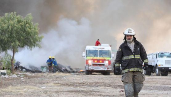 Incendio en Mineral de la Reforma: controlado y en proceso de enfriamiento; la emergencia