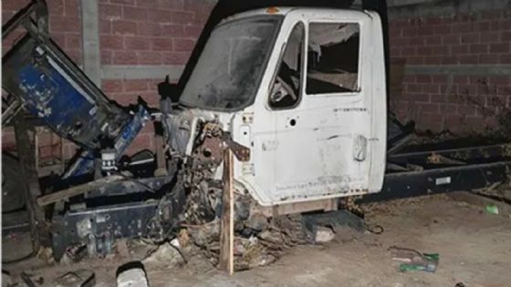 Aseguran predio para desvalijar tractocamiones robados en Tizayuca