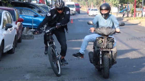 De Pantitlán y Neza, banda de bikers agresores de ciclistas