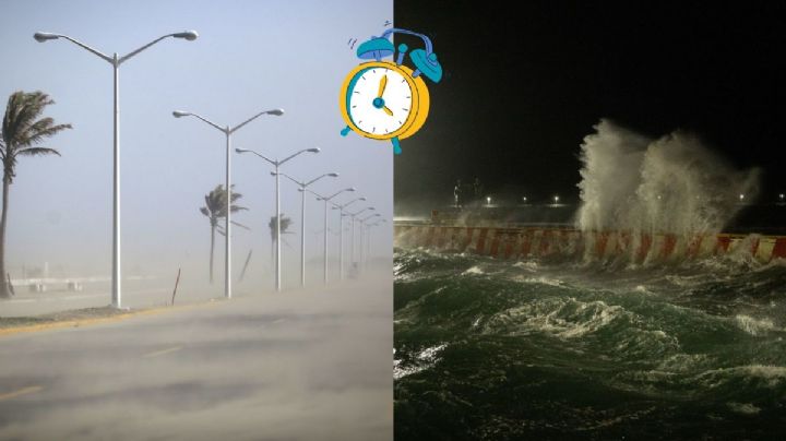 Norte de 100 km/h azotará a esta hora en Veracruz, Tuxpan y Coatzacoalcos el 8 de diciembre